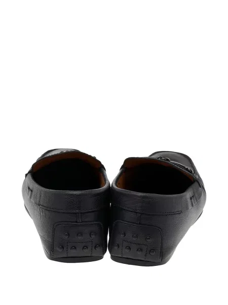 Pantofi loafer Tod's cu autograf negru