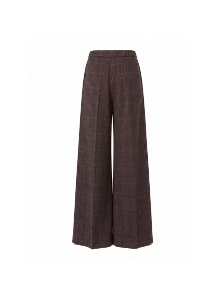 Spodnie Max Mara brązowe