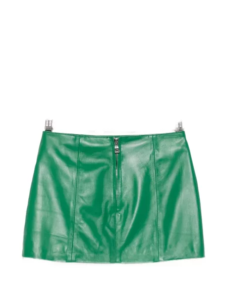 Fustă din piele Manokhi verde