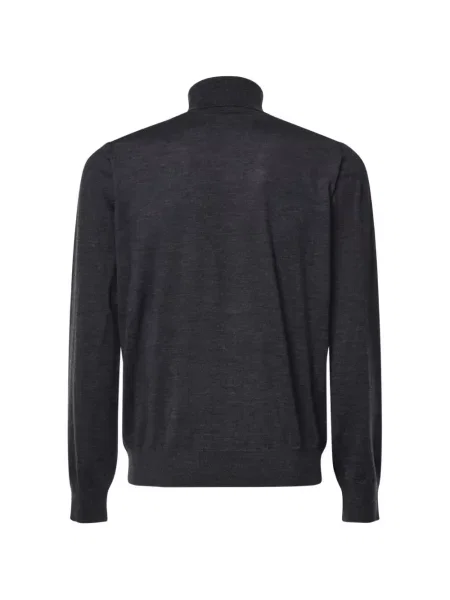 Sweter Alpha Studio wełniany szary