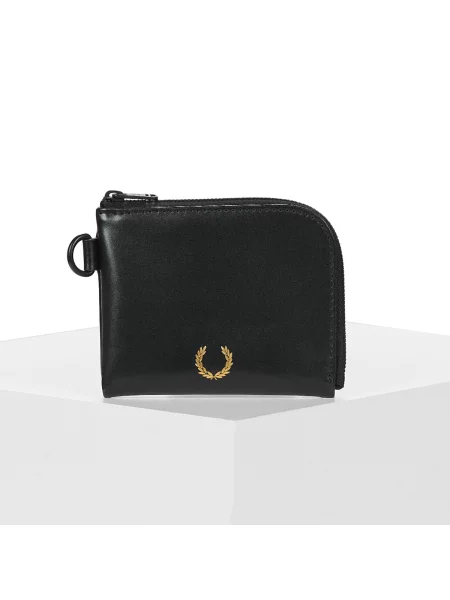 Geantă Fred Perry din piele negru