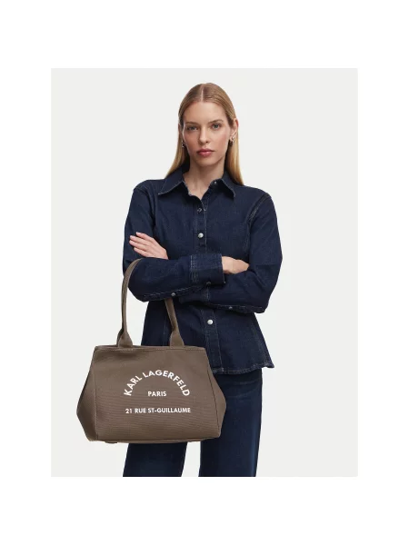 KARL LAGERFELD Rankinė ruda