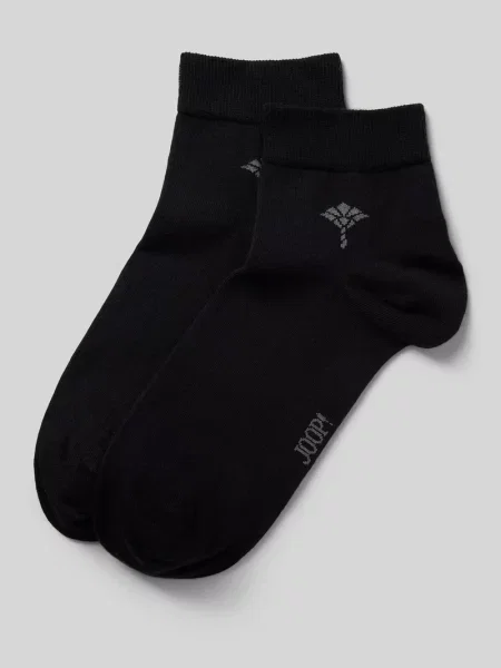 Skarpety z wyhaftowanym logo Joop! Collection czarne