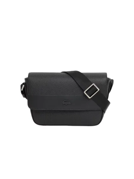 LACOSTE Geantă de umăr Chantaco' negru