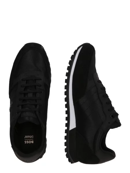 Sneakerși Boss Black din piele negru