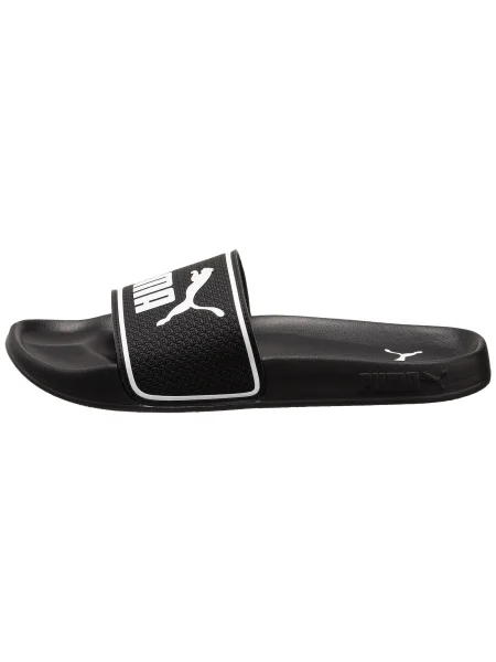 PUMA Saboți Leadcat / alb negru