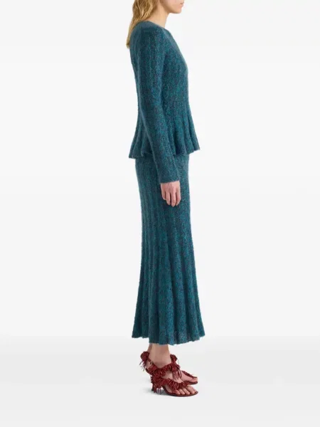 Mohérový top Proenza Schouler modrý