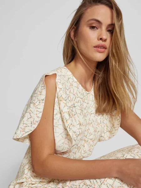 Długa sukienka z wycięciami Victoria Beckham