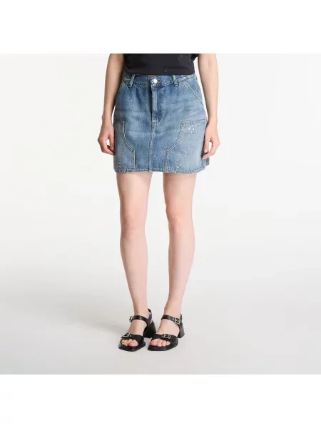 Пола Carhartt WIP W Maeve Double Knee Skirt Blue L синьо