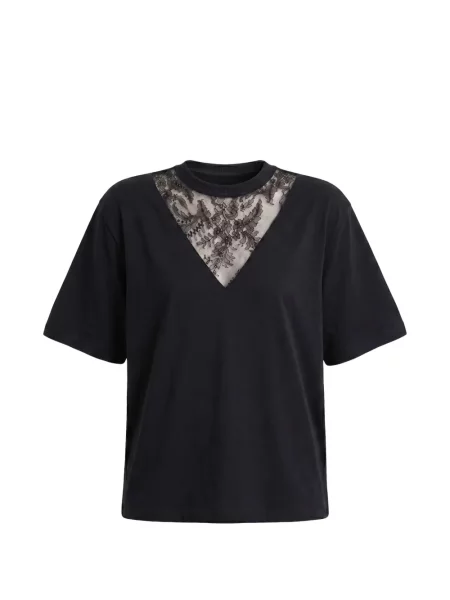 Tricou Almaz din dantelă negru