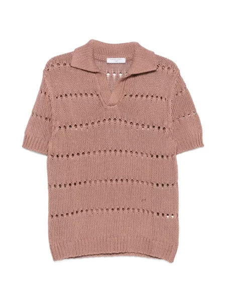Scurt tricou Daniele Fiesoli tricotate roz