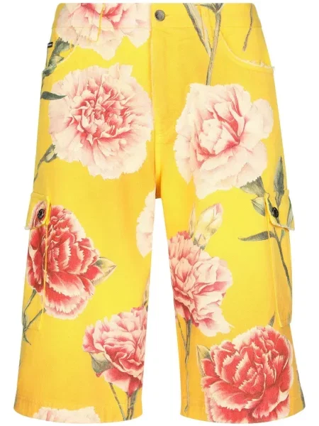 Pantaloni scurți din denim Dolce & Gabbana cu imagine
