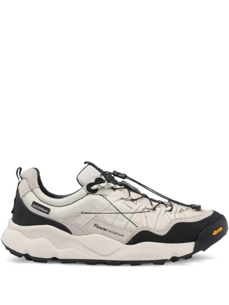 Sneakerși Flower Mountain din piele de căprioară cu model floral cu autograf