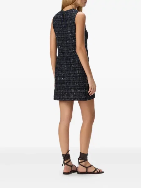 Rochie mini Missoni din tweed de costum negru