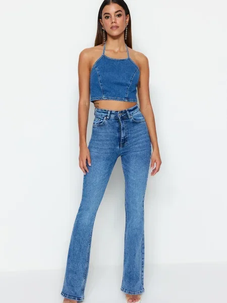 Blugi Trendyol albastru