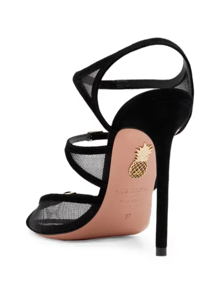 Sandale Aquazzura plasă negru