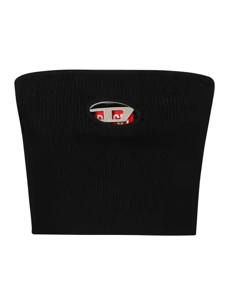 Top Diesel o krotszym kroju retro czarny