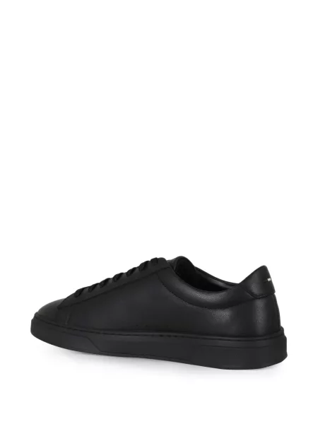 Sneakerși Boss cu autograf negru