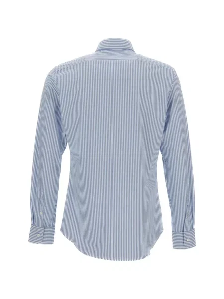 Pruhovaná košile Xacus modrá