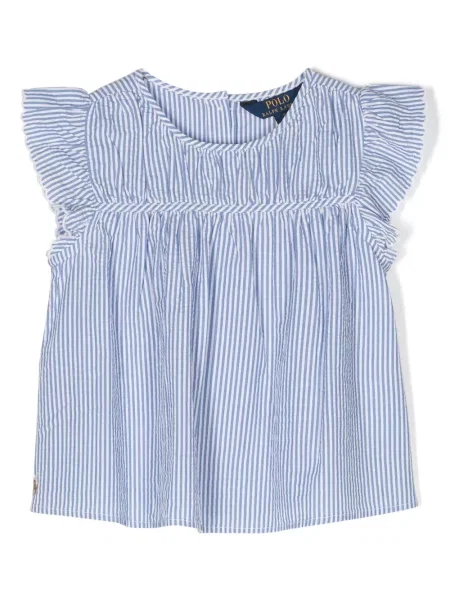 Bluzka dziecięca Polo Ralph Lauren niebieska