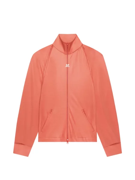 Bluza rozpinana Courreges pomarańczowa