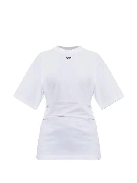 Tricou Off-white cu imagine alb