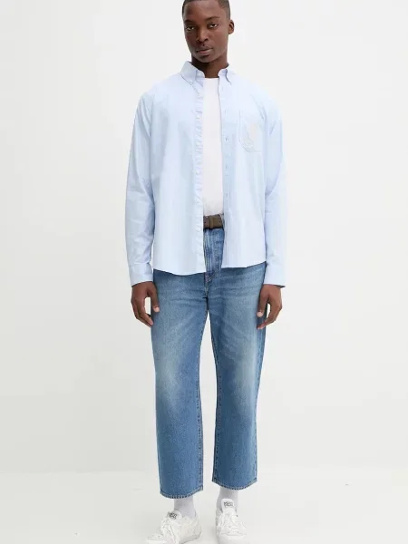 Сорочка Guess Jeans regular комір button-down