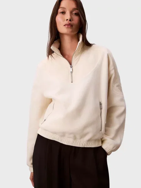 Спортивна кофта Calvin Klein Jeans біла