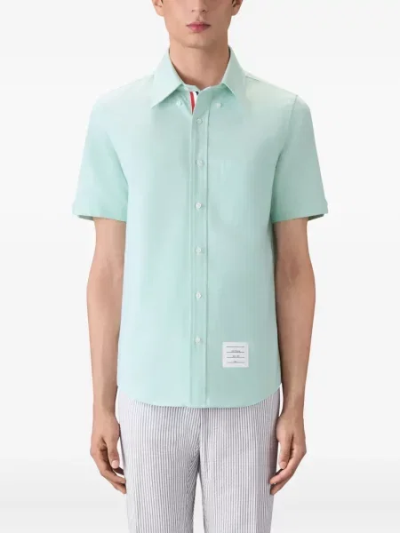 Cămașă Thom Browne scurtă verde