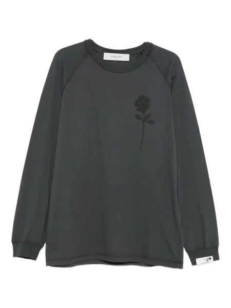 Majica Golden Goose s printom siva