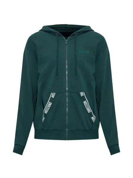 Hoodie Moschino με αυτόγραφο πράσινο