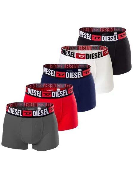 DIESEL Boksarice Damien temno modra / temno siva / rdeča / črna bela