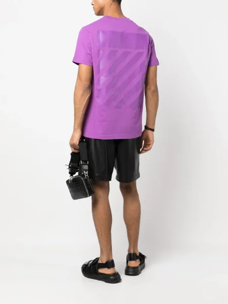 Raštuotas marškinėliai Off-white balta