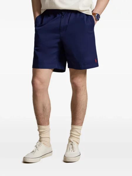 Ριγέ δερμάτινος κάλτσες Polo Ralph Lauren με κορδόνι μαύρο