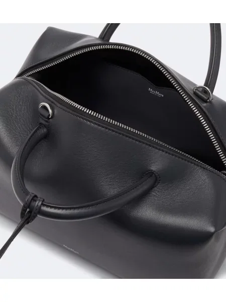 Top Max Mara din piele gri