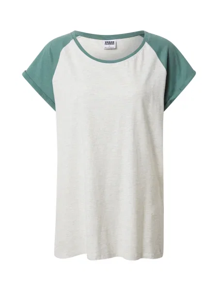 Urban Classics Tricou deschis / verde smarald gri