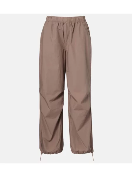 Pantaloni Velvet de catifea maro