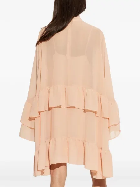Rochie mini Gestuz cu volane roz