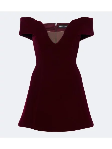 Rochie David Koma de catifea