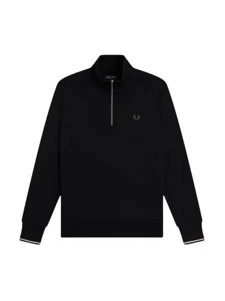 Bluza rozpinana Fred Perry czarna