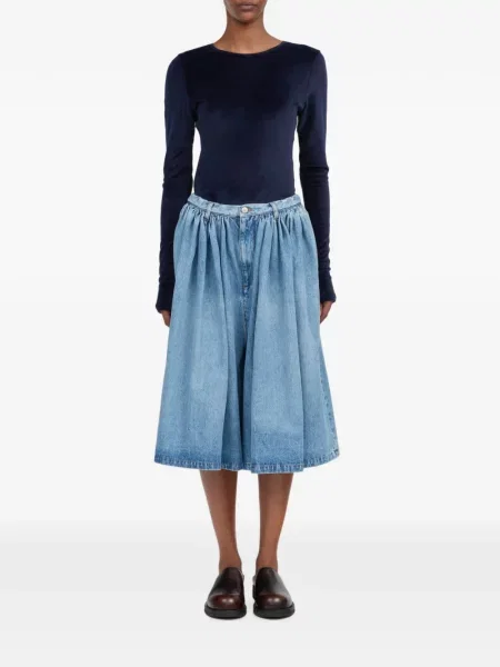 Džínové šortky Mm6 Maison Margiela modré