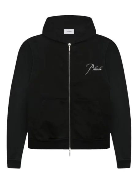 Hanorac cu glugă Rhude cu broderie negru