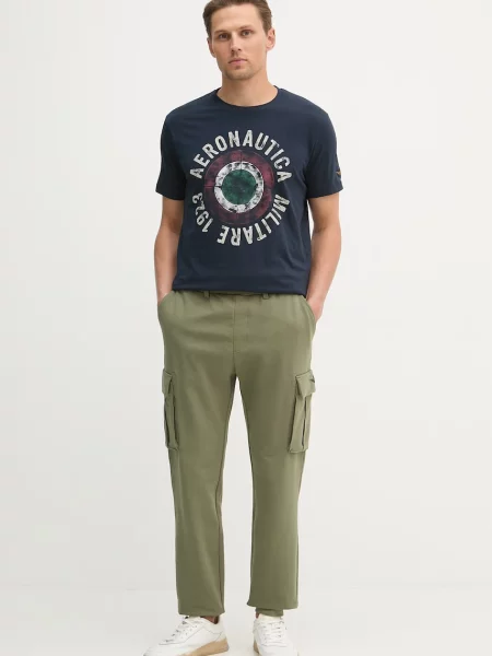 Kratka majica Aeronautica Militare modra