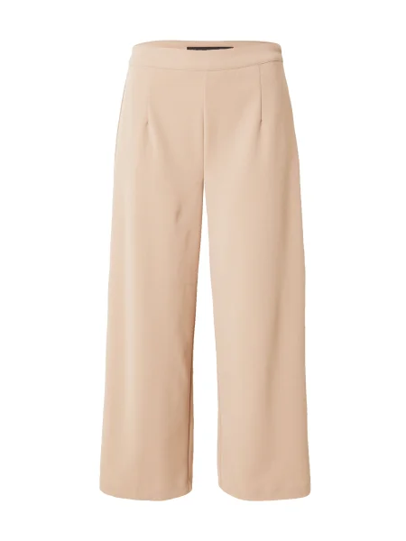 VERO MODA Kalhoty s puky SARA světle béžová