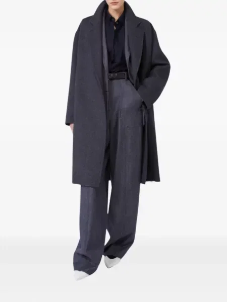 Pantaloni Max Mara albastru