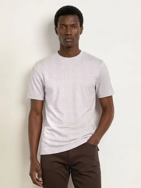 Boss T-Shirt Thompson beige biała