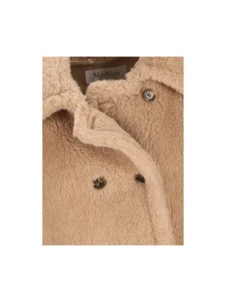 Kurtka Max Mara typu teddy beżowa