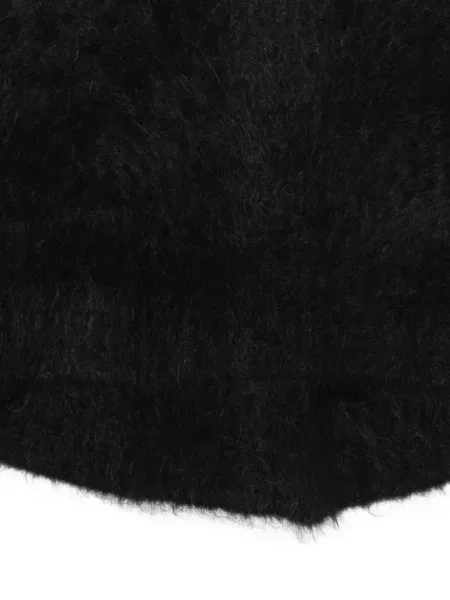 Fular Toteme din lână alpaca negru