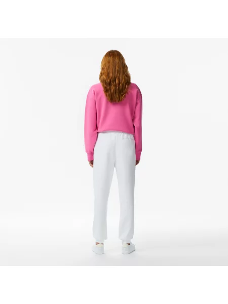 Lacoste Dwustronne Spodnie Dresowe Z Jerseyu białe