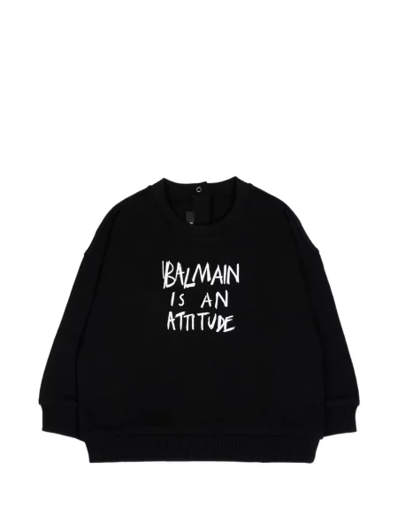 Sweter dziecięcy Balmain czarny